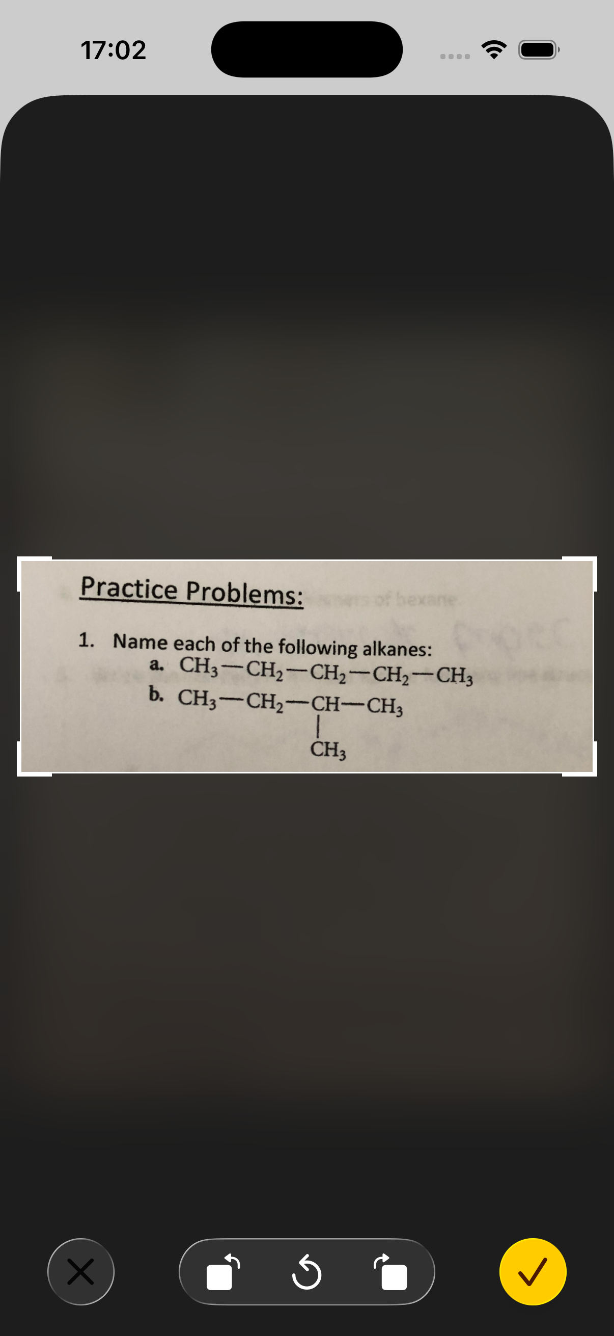 Problem Scanning
